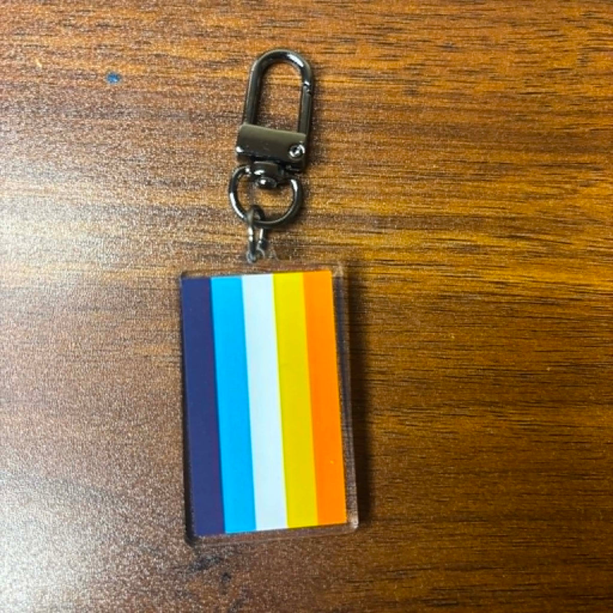 Aroace Pride Flag Keychain