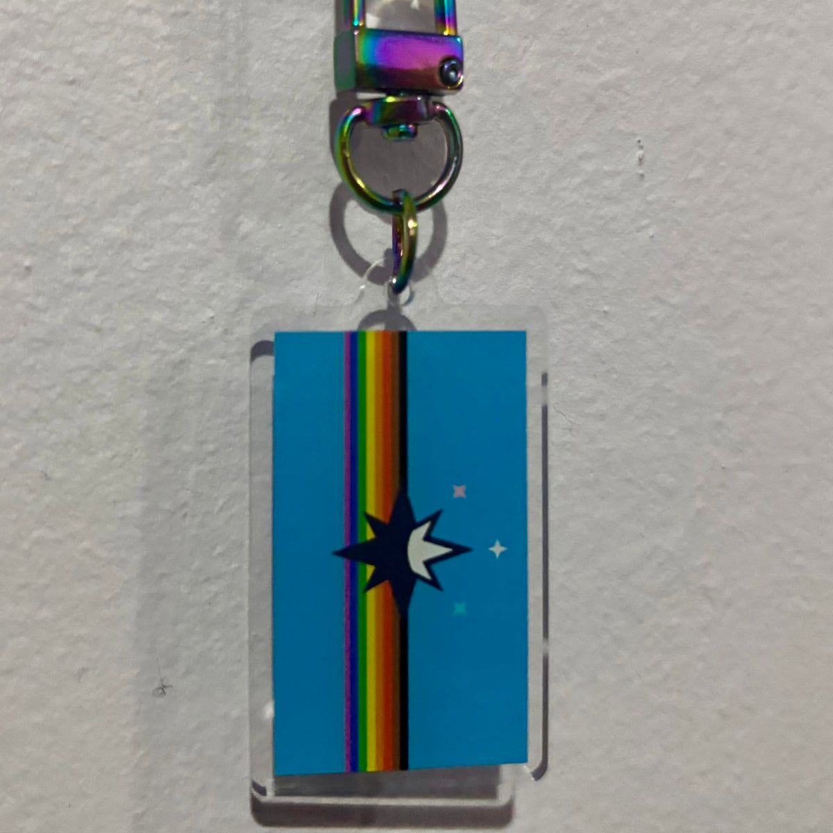 Springfield, MO Pride Flag Keychain