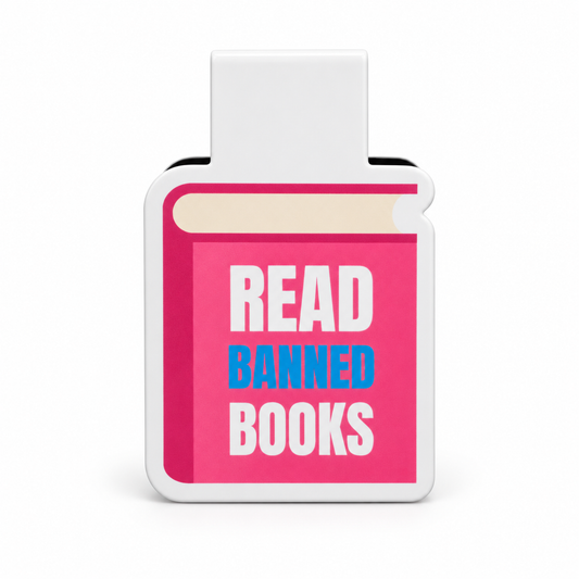 Read Banned Books Magnetic Bookmark