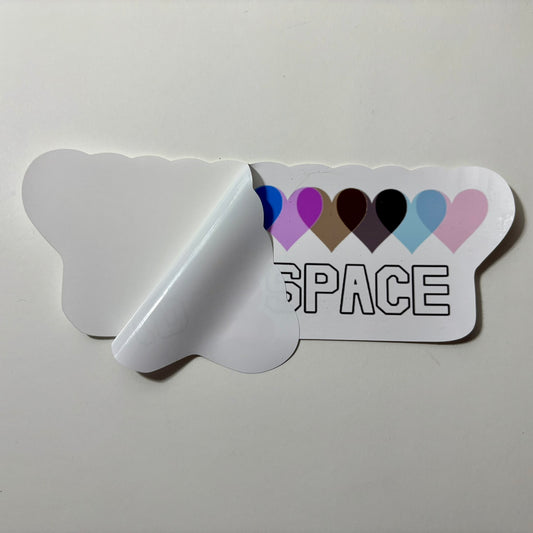 Safe Space Window Cling