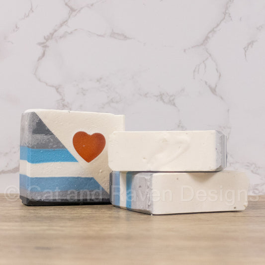 Demi God (demiboy pride flag) soap