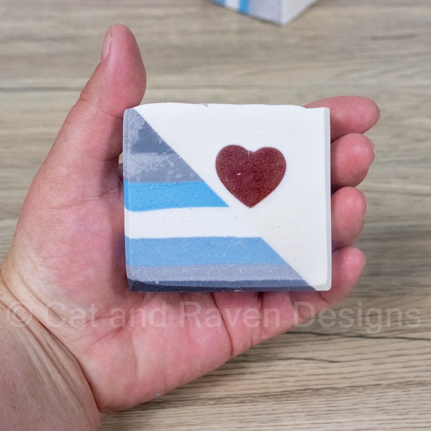 Demi God (demiboy pride flag) soap