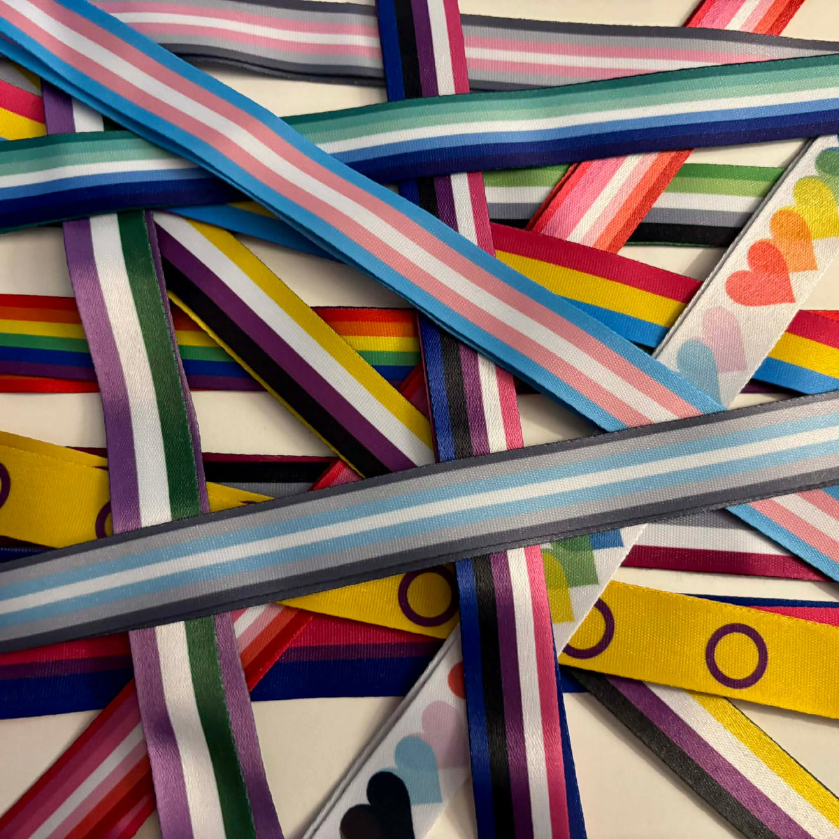 Lesbian Pride Pronoun Lanyard