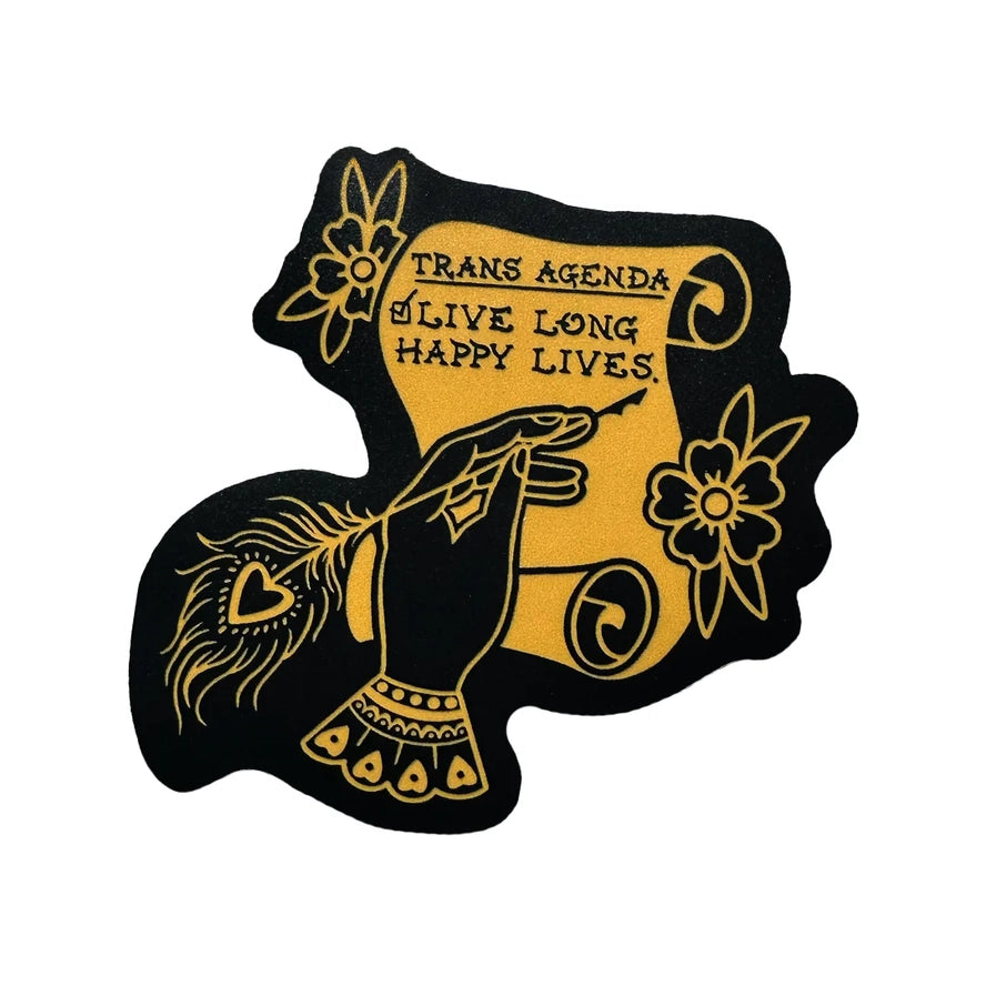 Trans Agenda Sticker
