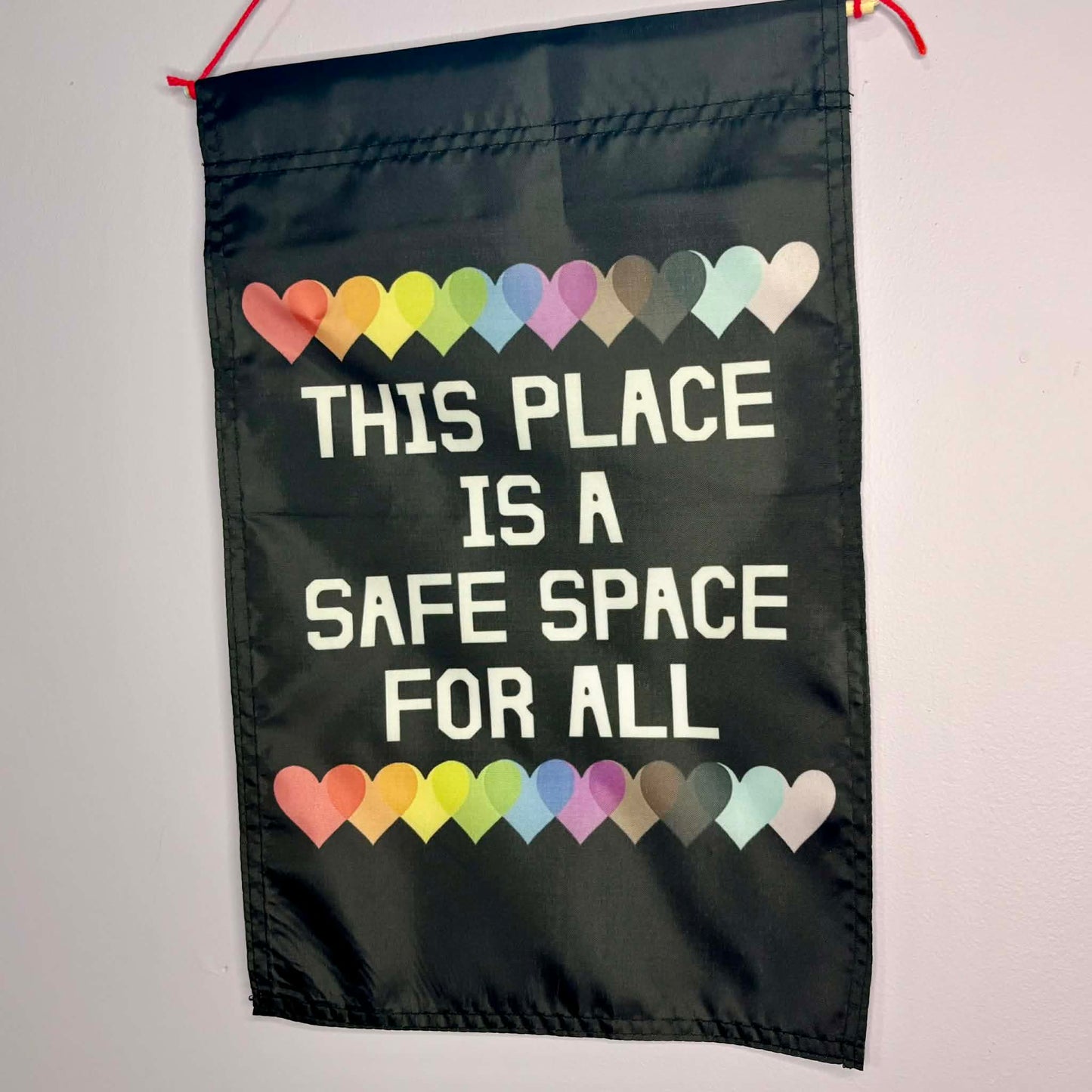 Safe Space Garden Flag