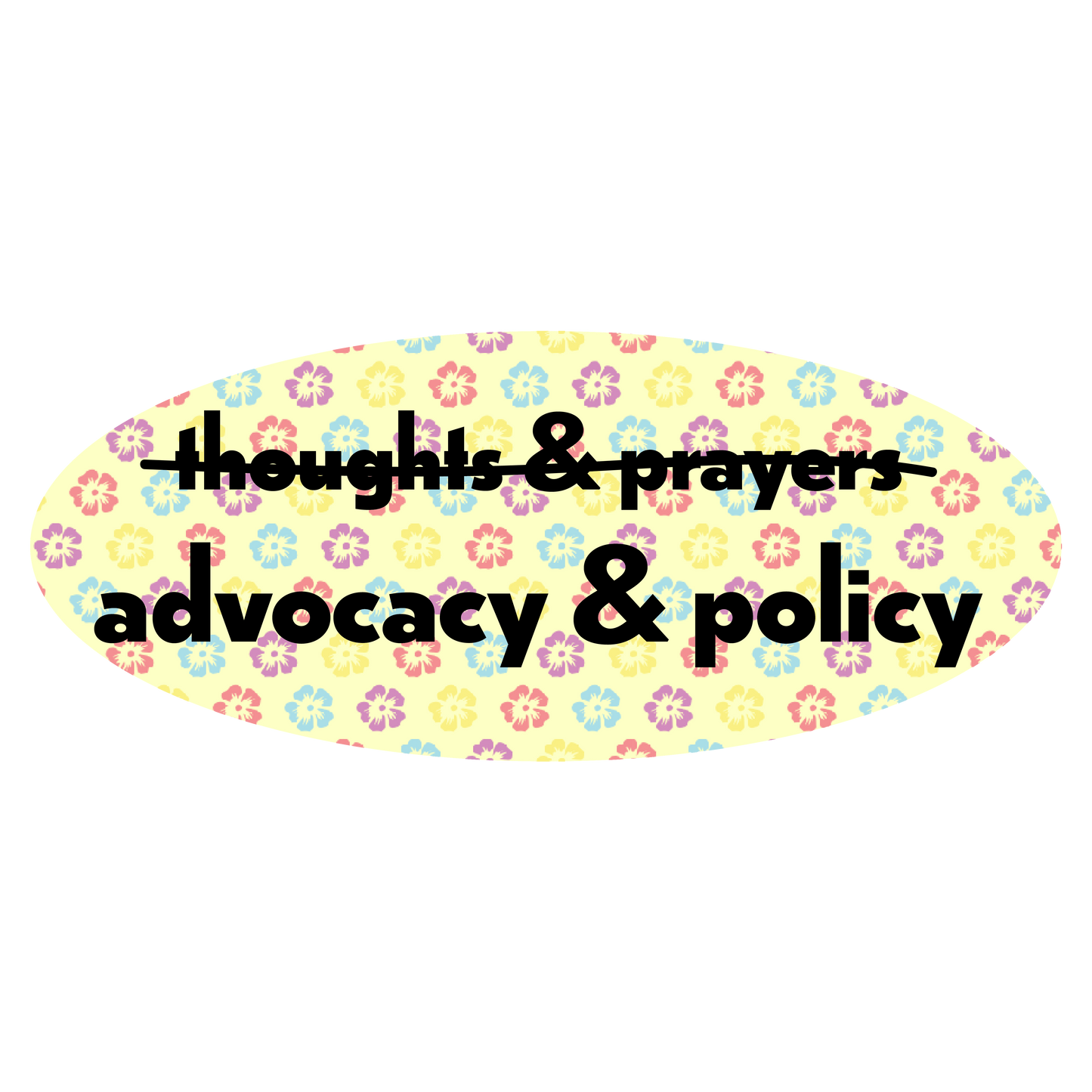 Advocacy & Policy Sticker