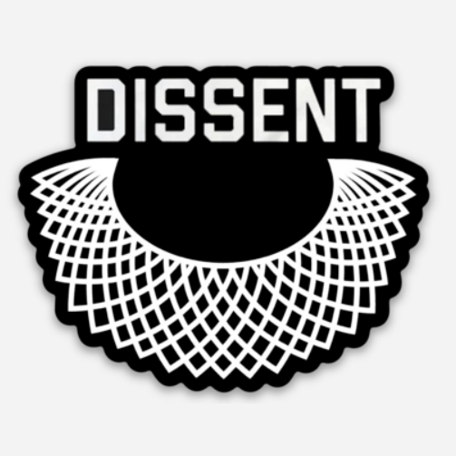 RBG Dissent Sticker