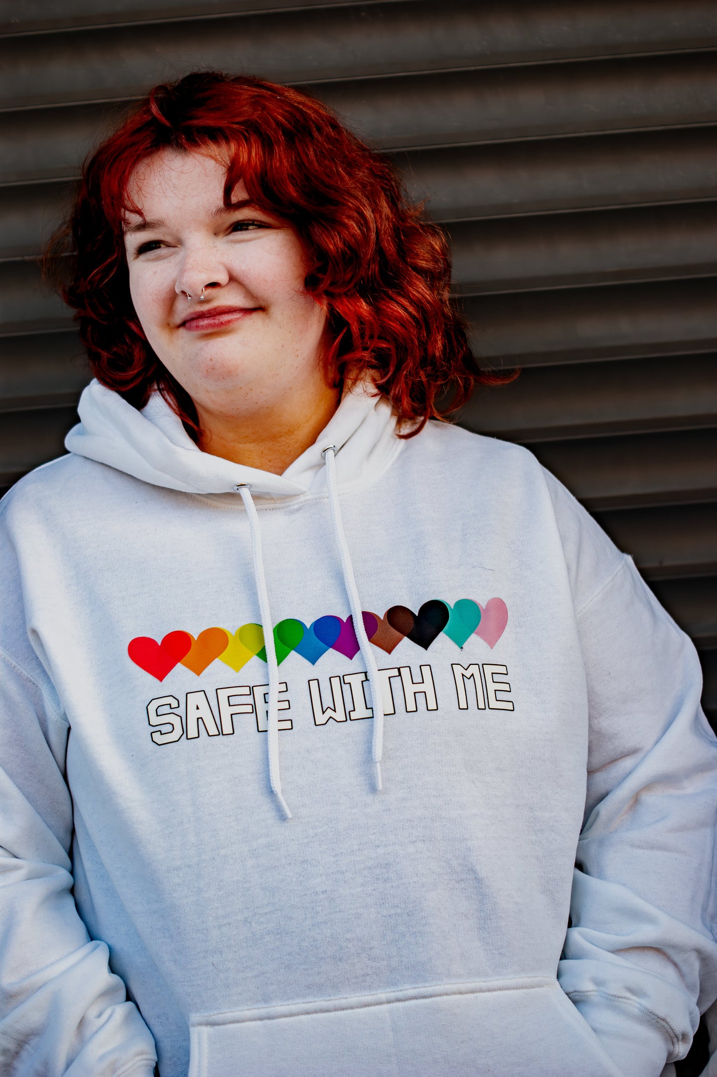 Safe With Me Hoodie Sweater | S - 4XL | Hooded Sweatshirt