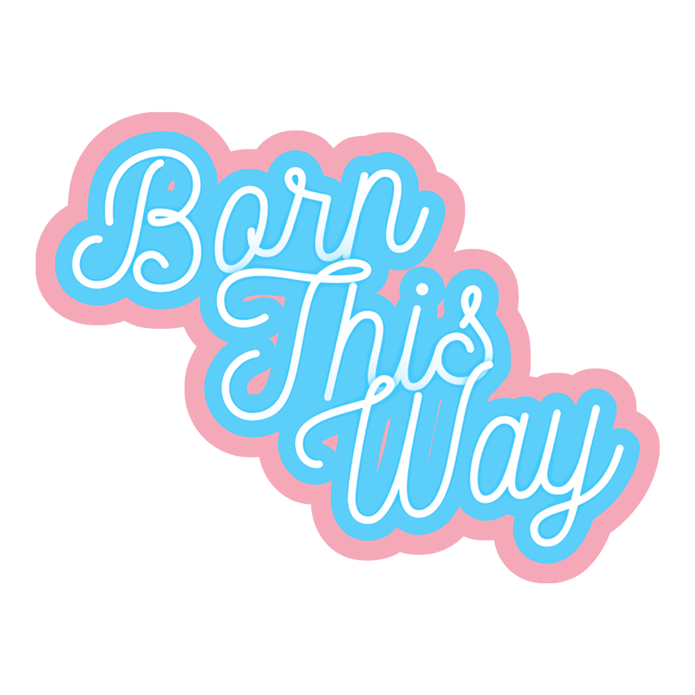Born This Way Transgender Sticker