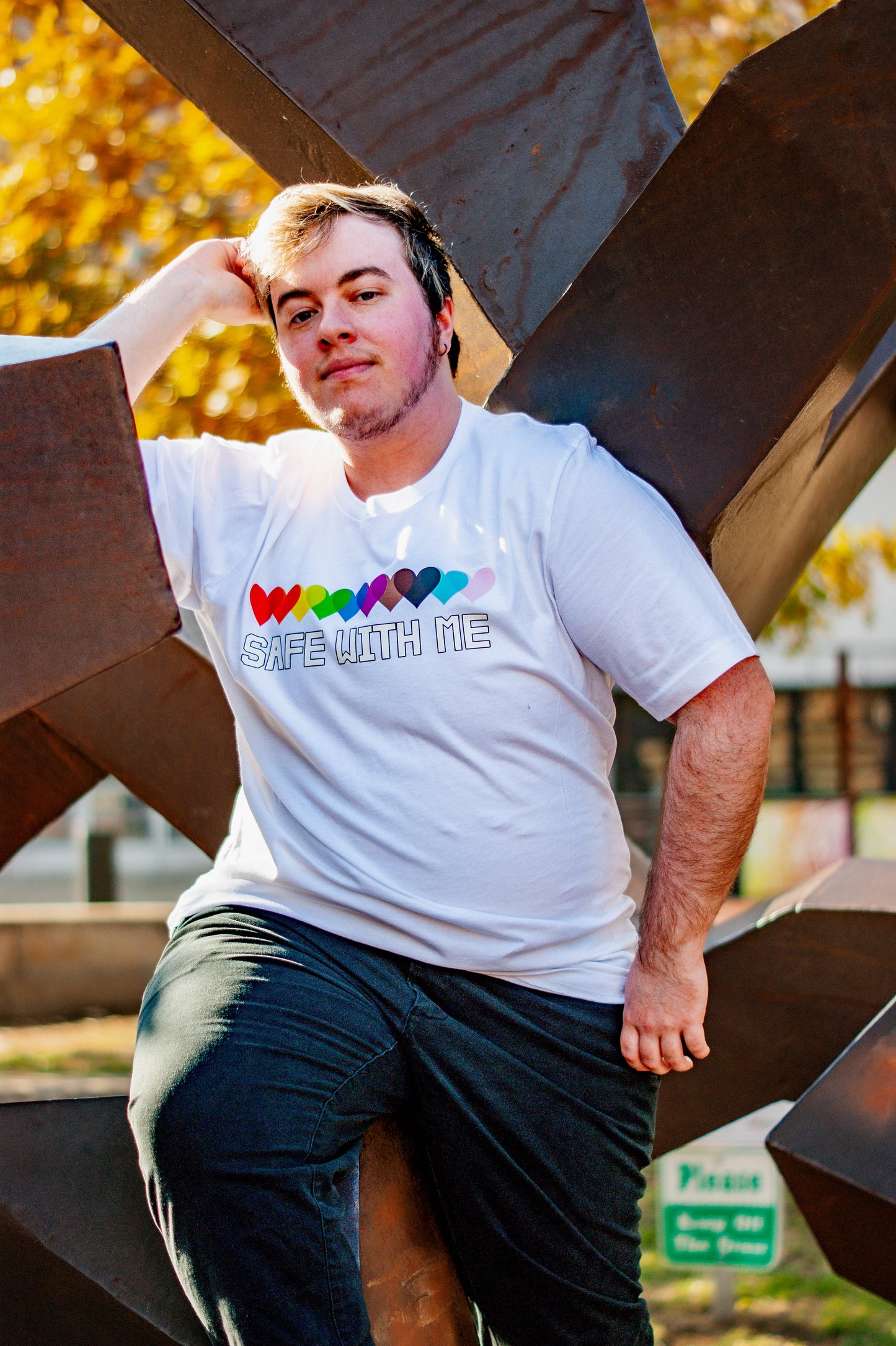Safe With Me T-shirt | S - 6XL | Tee Shirt | Black or White