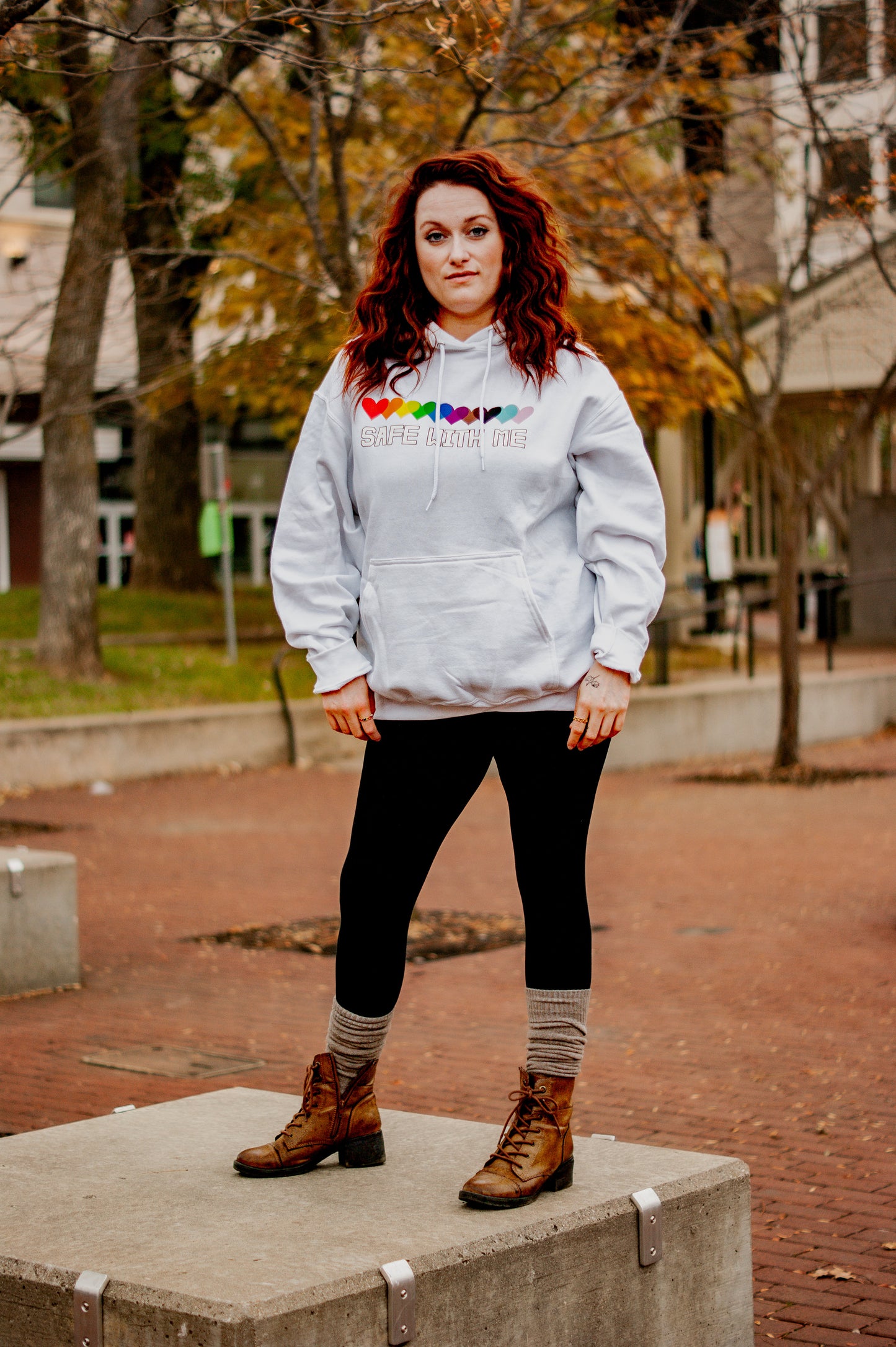 Safe With Me Hoodie Sweater | S - 4XL | Hooded Sweatshirt