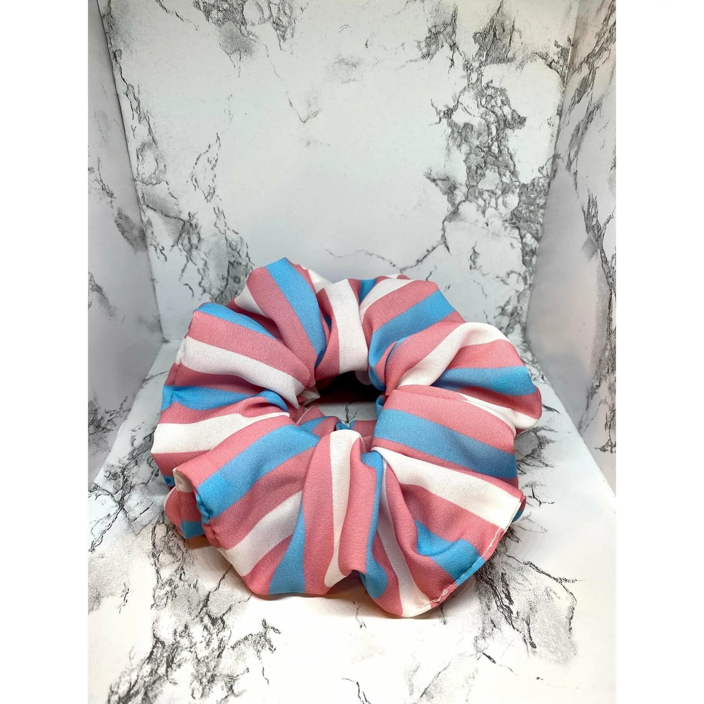 Transgender Pride Flag Scrunchie
