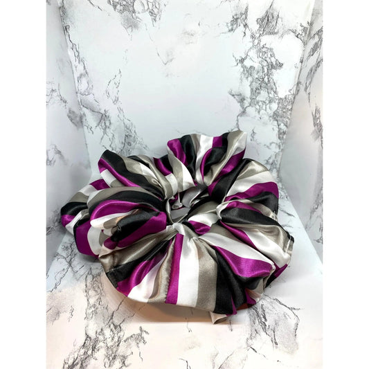Asexual Pride Flag Silk Scrunchie