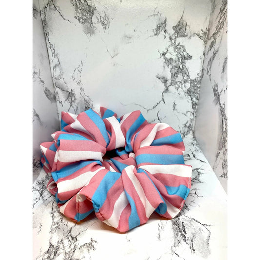 Transgender Pride Flag Scrunchie