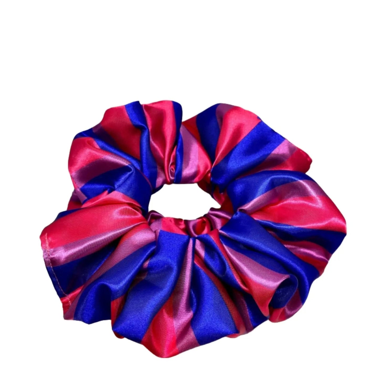 Bisexual Pride Flag Silk Scrunchie