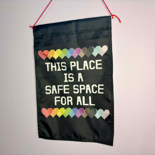 Safe Space Garden Flag