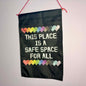 Safe Space Garden Flag