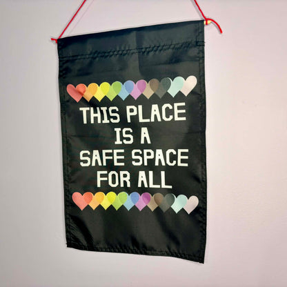 Safe Space Garden Flag