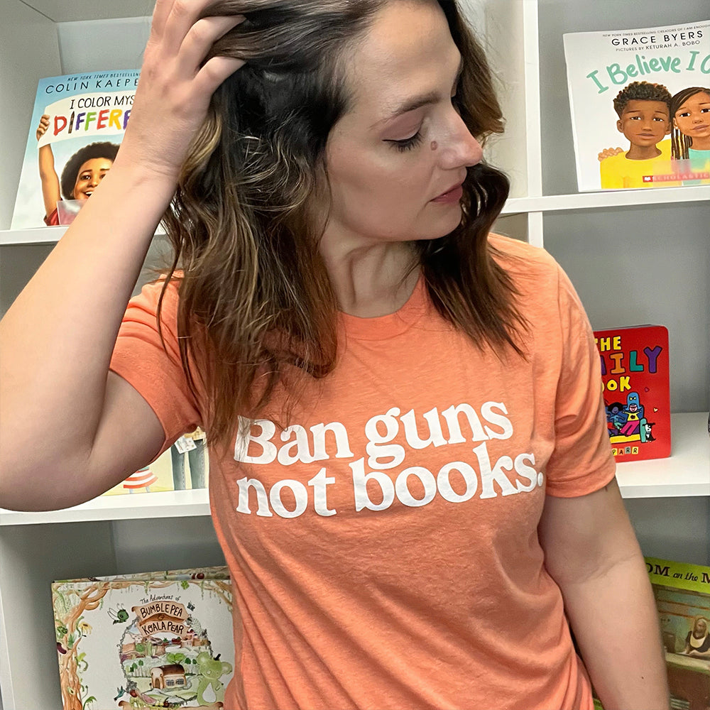 Ban Guns Not Books Classic Tee