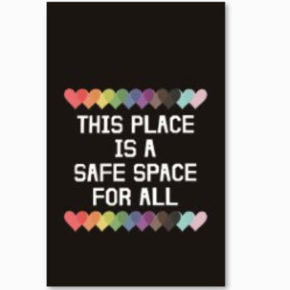Safe Space Garden Flag