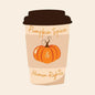 Pumpkin Spice & Human Rights Sticker