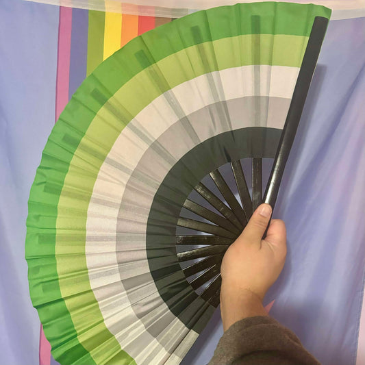 Aromantic Pride Hand Fan