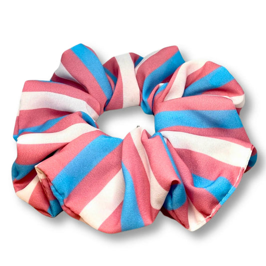 Transgender Pride Flag Scrunchie