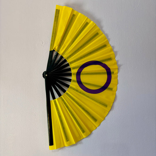 Intersex Pride Hand Fan