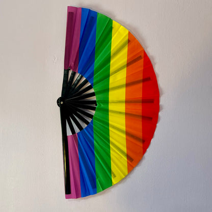 Rainbow Pride Hand Fan