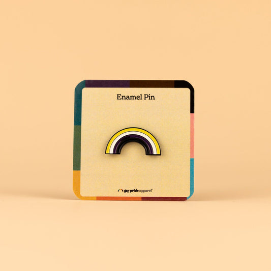 Non-Binary Rainbow Enamel Pin