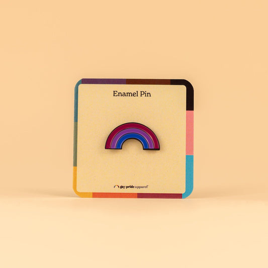 Bisexual Rainbow Enamel Pin