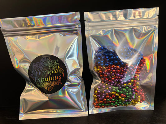 Pride Mardi Gras Bead Pack – 6 Colorful Strands for Celebration & Joy 🌈🎭