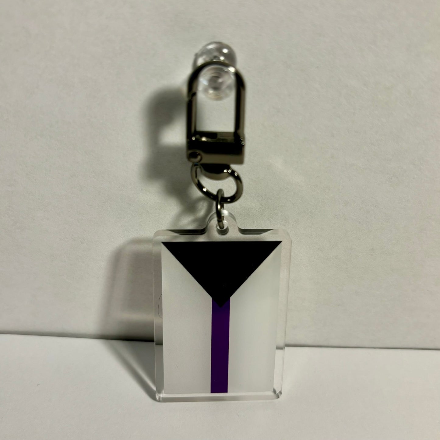 Demisexual Pride Flag Keychain