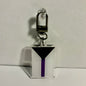 Demisexual Pride Flag Keychain