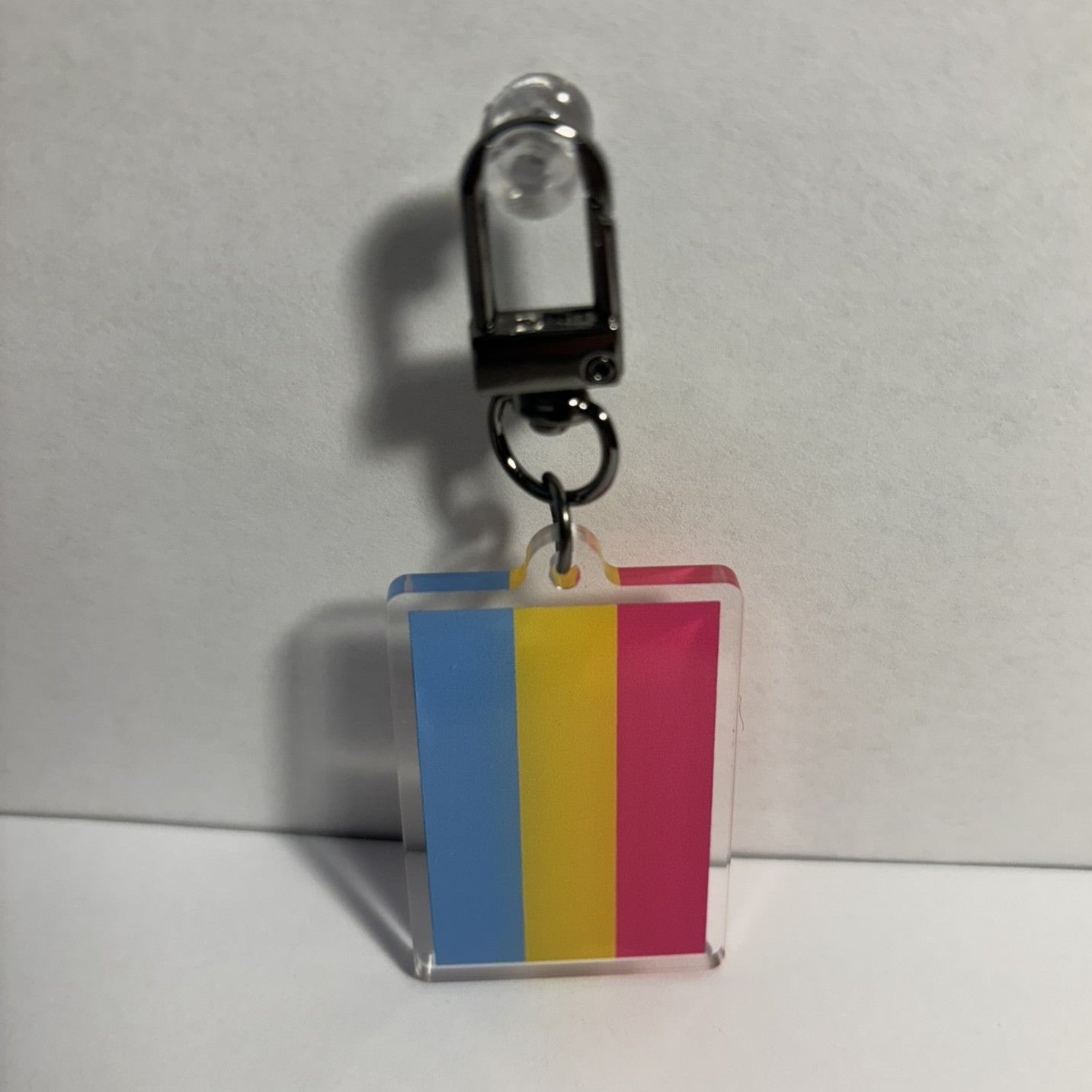 Pansexual Pride Flag Keychain