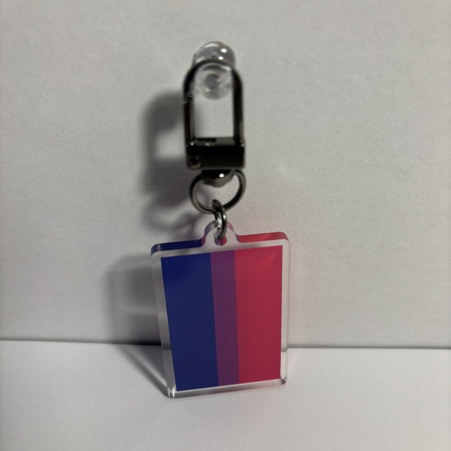 Bisexual Pride Flag Keychain