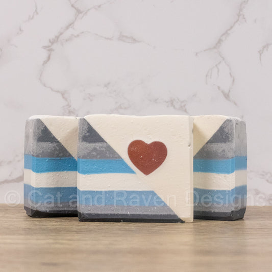 Demi God (demiboy pride flag) soap