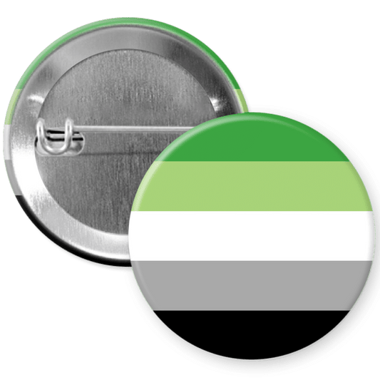 Aromantic Pride Pinback Button