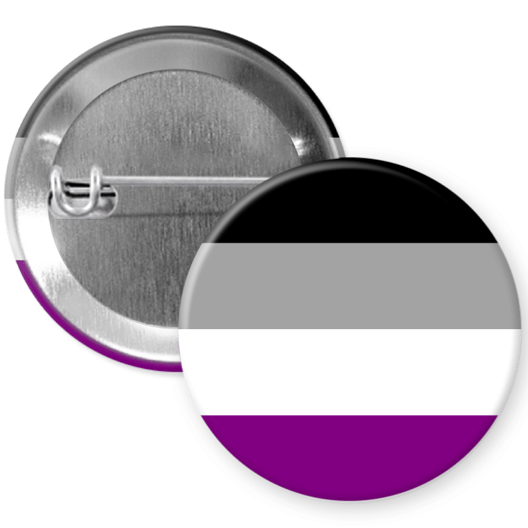 Asexual Pride Pinback Button