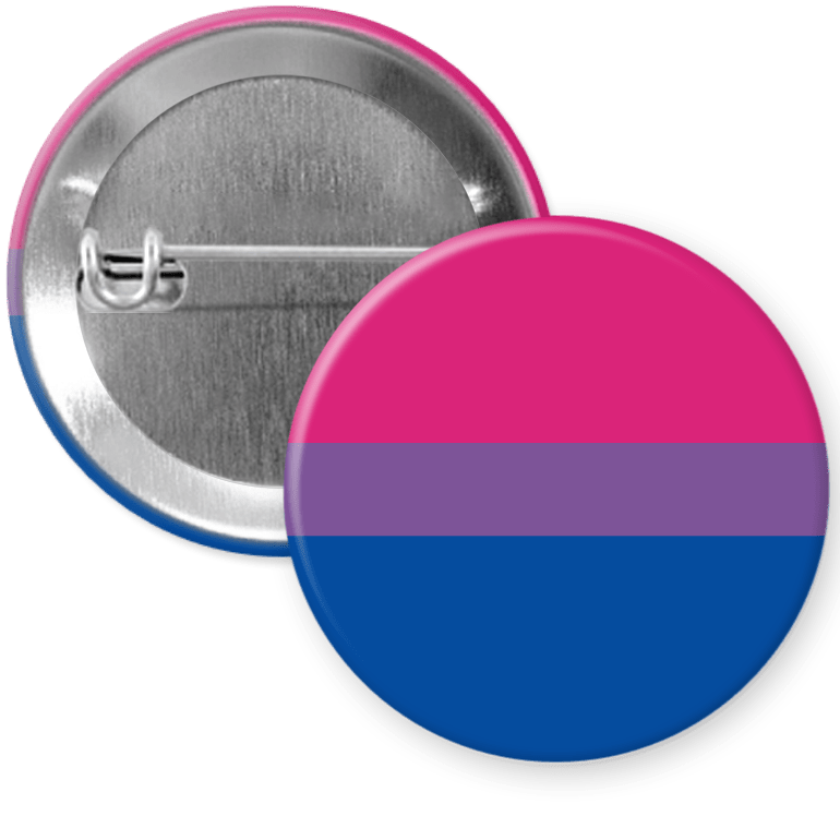 Bisexual Pride Pinback Button
