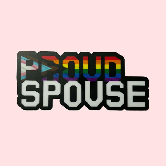 Proud Spouse Sticker