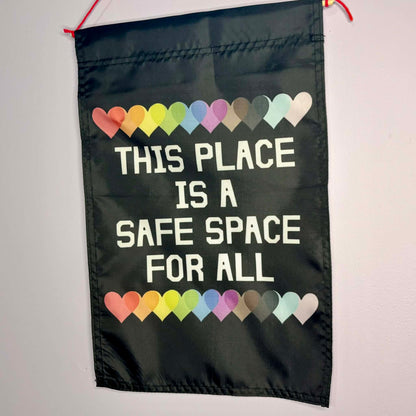 Safe Space Garden Flag
