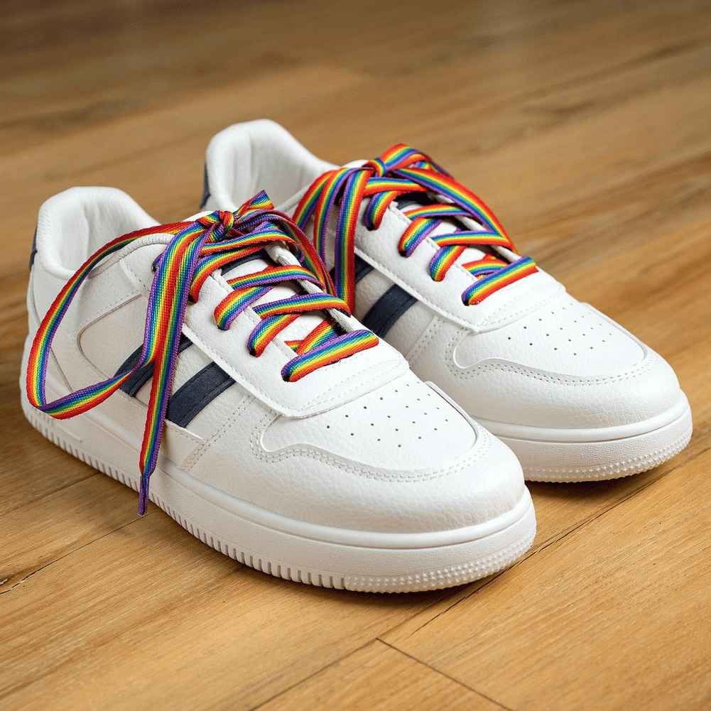 Rainbow Flag Shoe Laces
