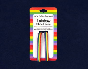 Rainbow Flag Shoe Laces