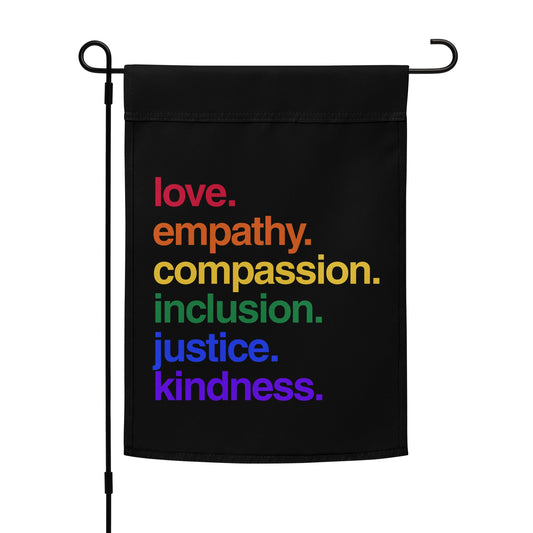 'Kindness Is' Pride Garden Flag