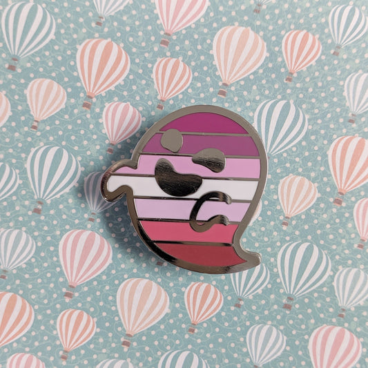 Eidolesbian (lesbian pride) hard enamel pin