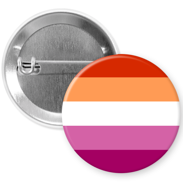 Lesbian Pride Pinback Button