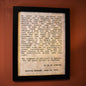 Obergefell Decision Print on Handmade Paper - Unframed - Black