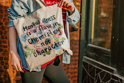 Mental Illness is Chemistry Tote Bag | Cotton Canvas