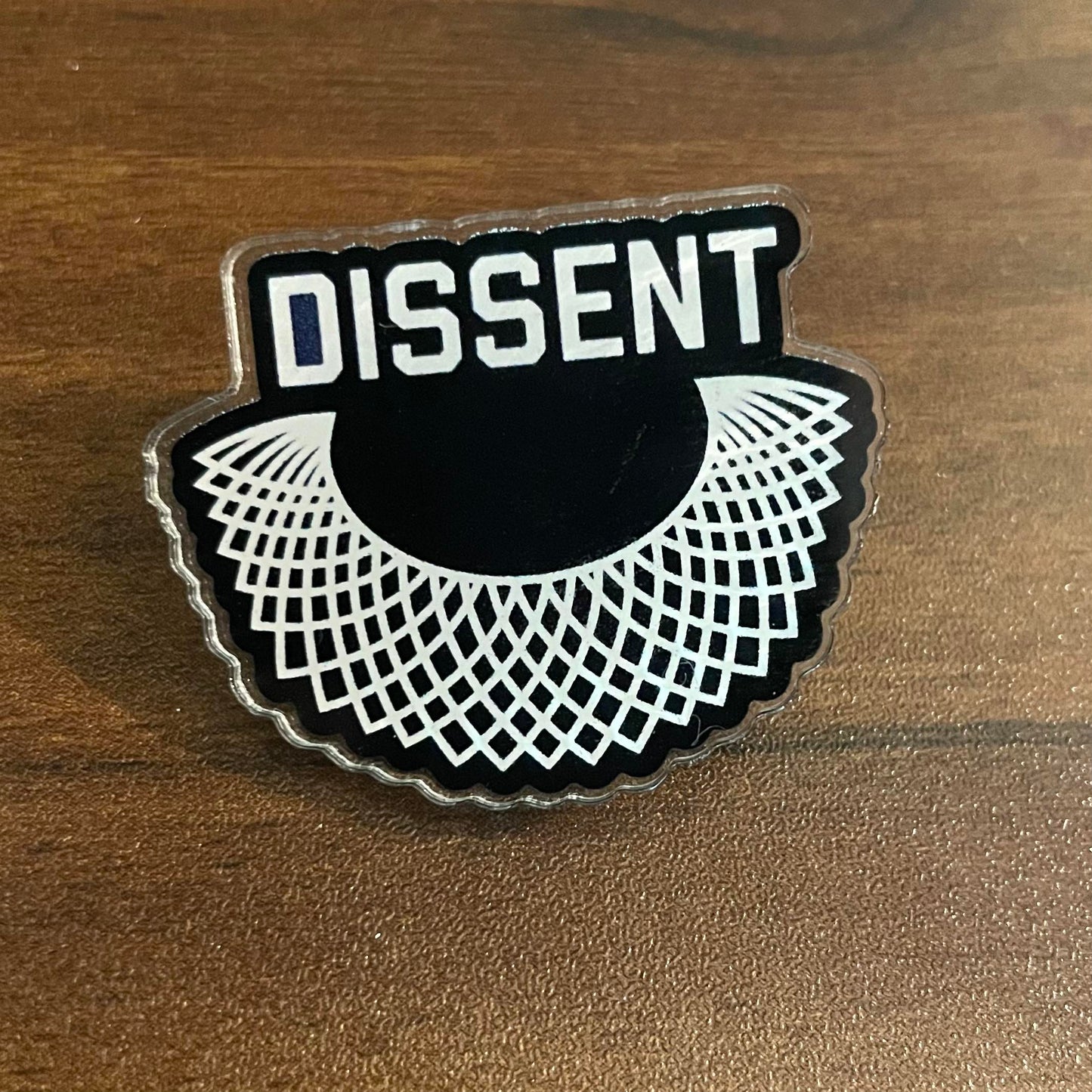 RBG Dissent Pin